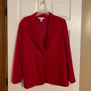 Red blazer